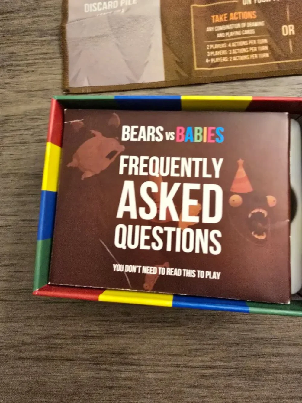 Bears Vs Babies Core Pack Party Game by Exploding Kittens,20Mins Ages 10 and up